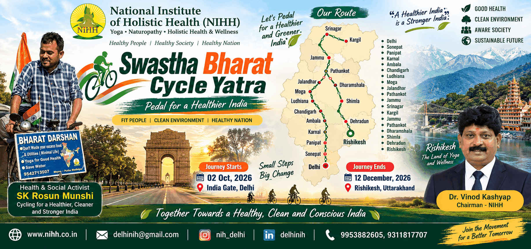 Swastha Bharat Cycle Yatra