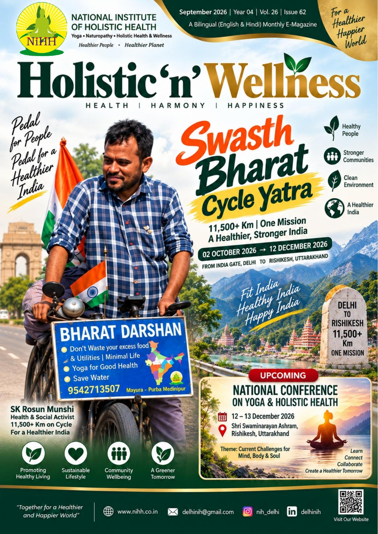Holistic 'n' Wellness September 2026 Issue 62 cover
